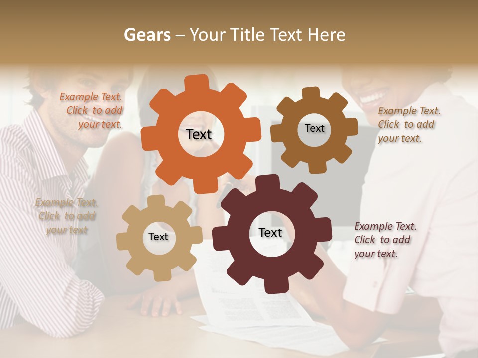 Face Mobile Wireless PowerPoint Template