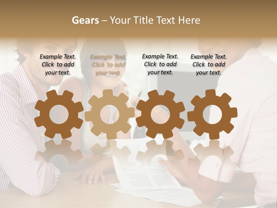 Face Mobile Wireless PowerPoint Template