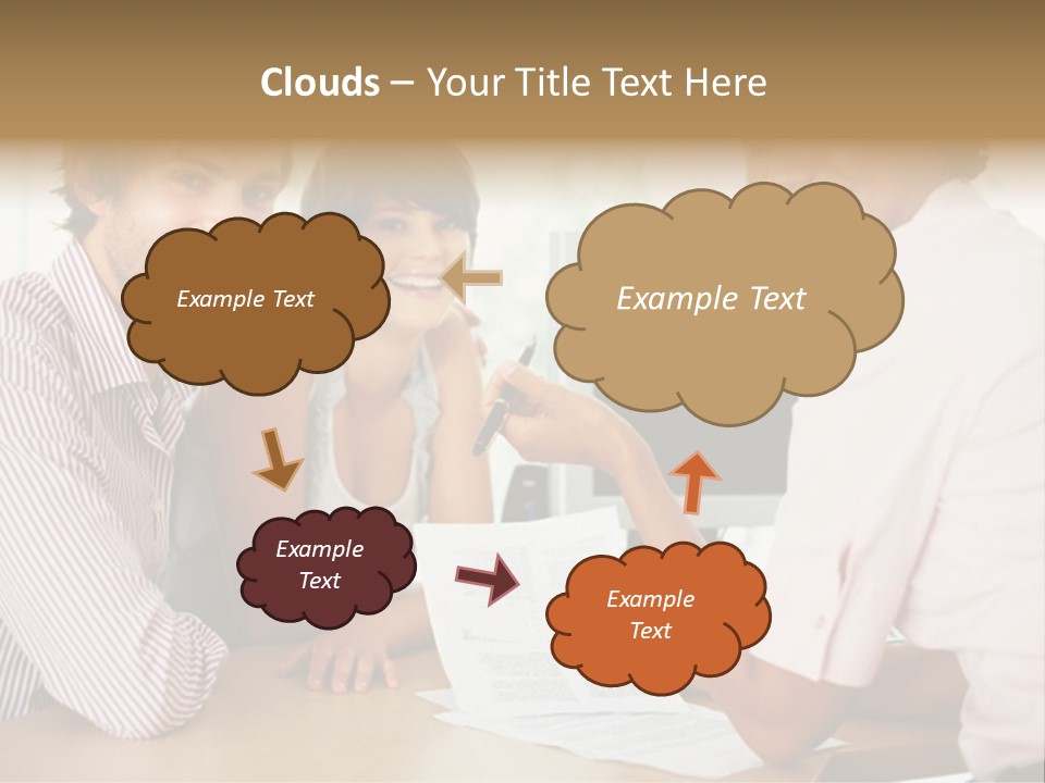 Face Mobile Wireless PowerPoint Template
