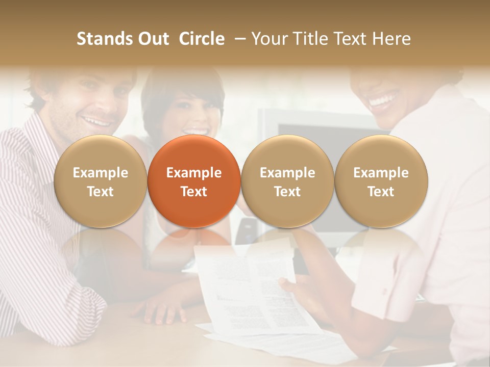 Face Mobile Wireless PowerPoint Template
