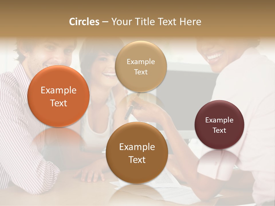 Face Mobile Wireless PowerPoint Template