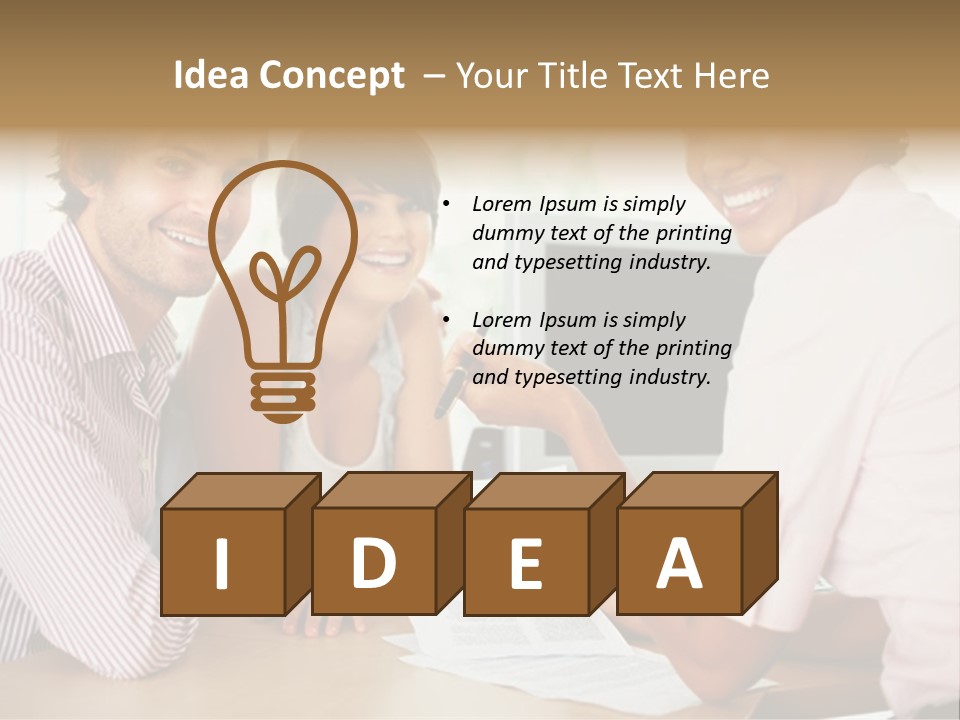 Face Mobile Wireless PowerPoint Template