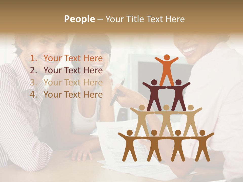 Face Mobile Wireless PowerPoint Template