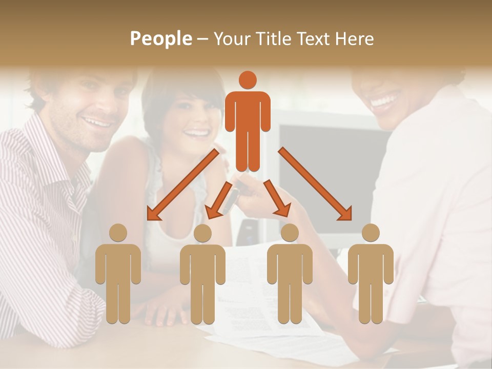 Face Mobile Wireless PowerPoint Template