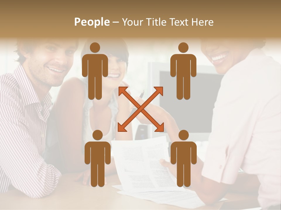 Face Mobile Wireless PowerPoint Template