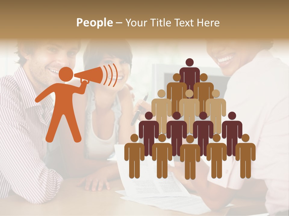 Face Mobile Wireless PowerPoint Template