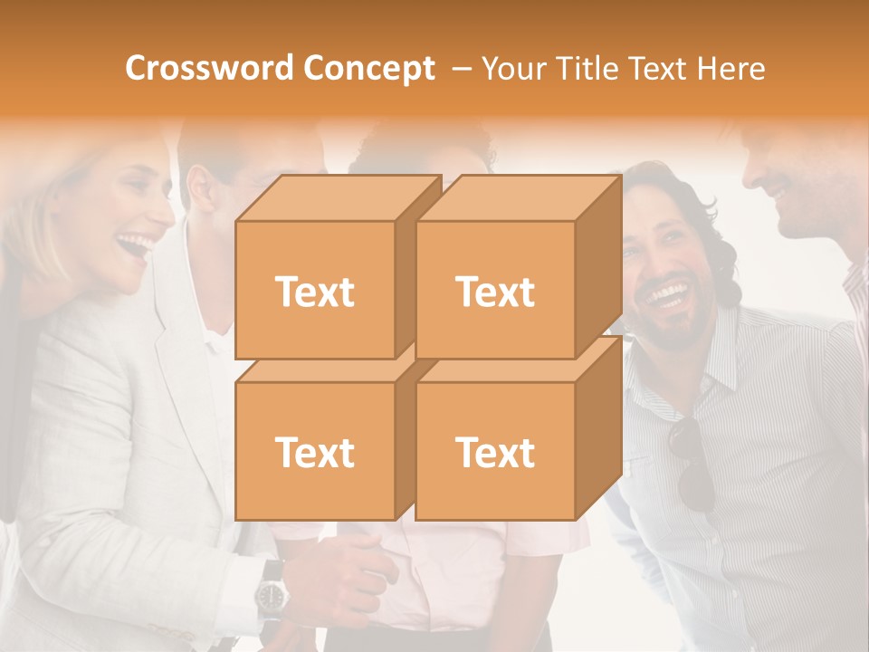 Business Enter Turn PowerPoint Template