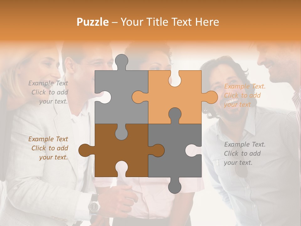 Business Enter Turn PowerPoint Template
