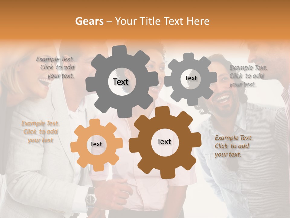 Business Enter Turn PowerPoint Template