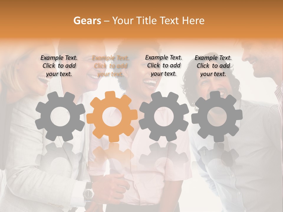 Business Enter Turn PowerPoint Template