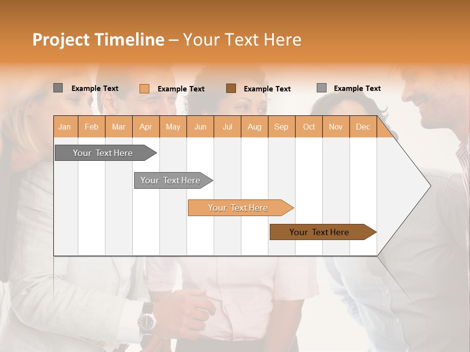 Business Enter Turn PowerPoint Template