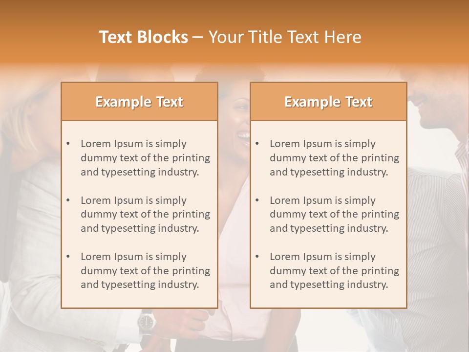 Business Enter Turn PowerPoint Template