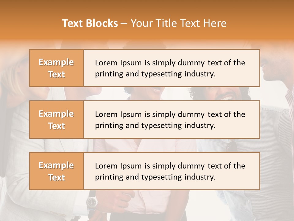 Business Enter Turn PowerPoint Template