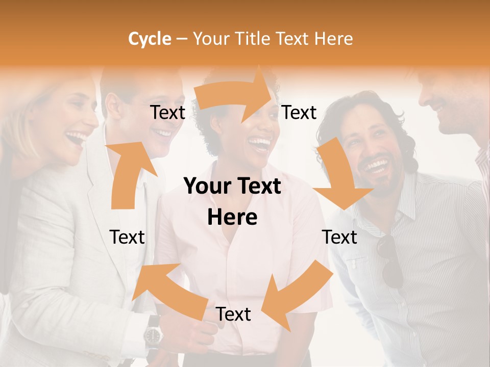 Business Enter Turn PowerPoint Template
