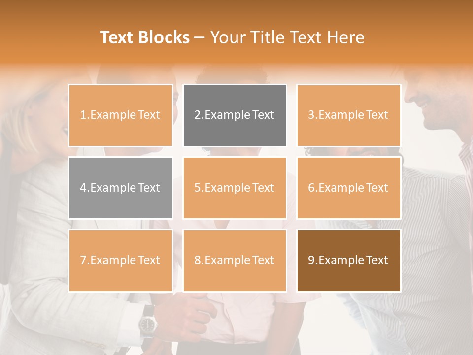 Business Enter Turn PowerPoint Template