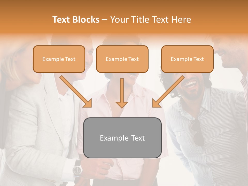 Business Enter Turn PowerPoint Template