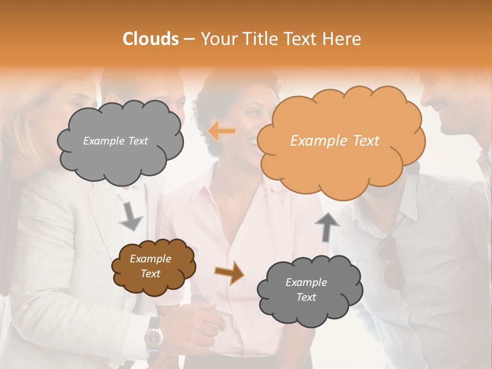 Business Enter Turn PowerPoint Template