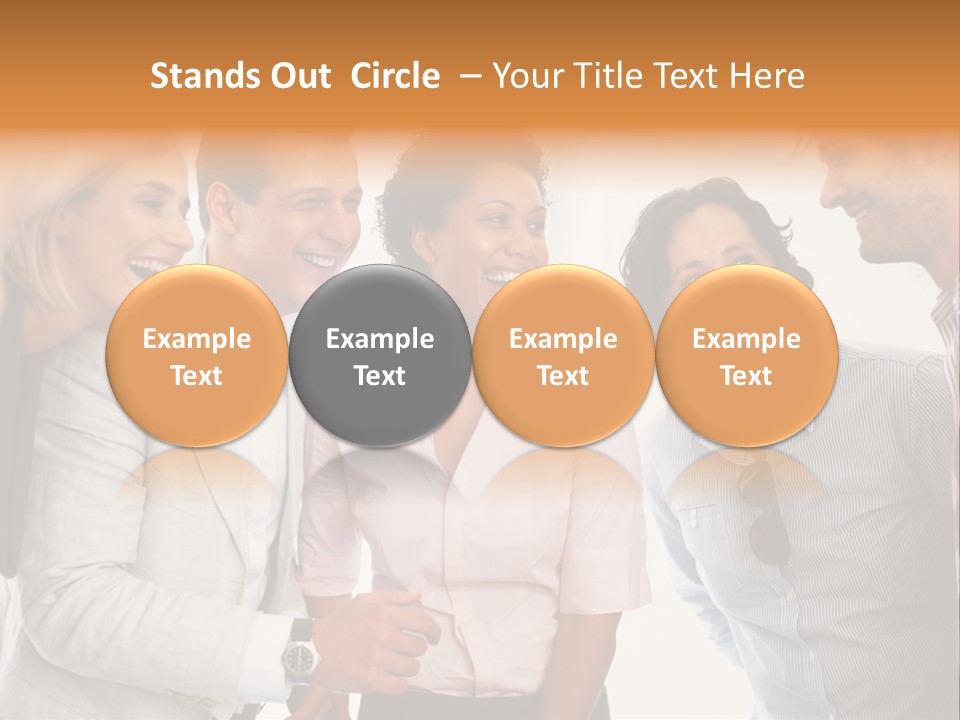 Business Enter Turn PowerPoint Template