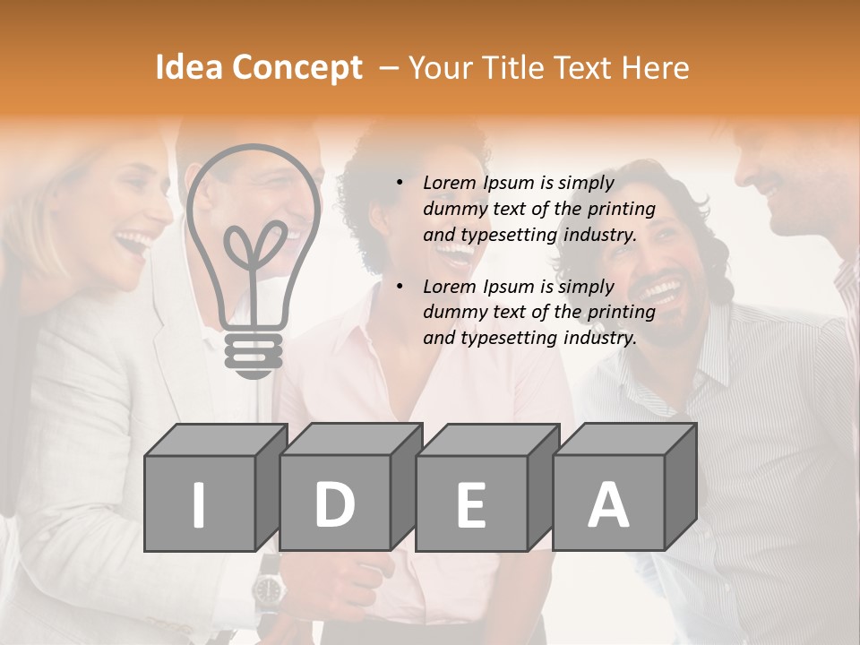 Business Enter Turn PowerPoint Template