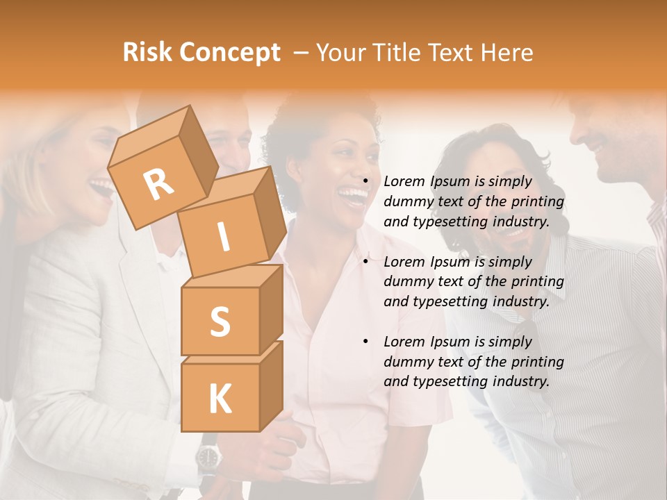 Business Enter Turn PowerPoint Template