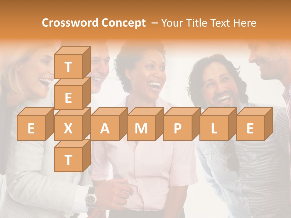 Business Enter Turn PowerPoint Template