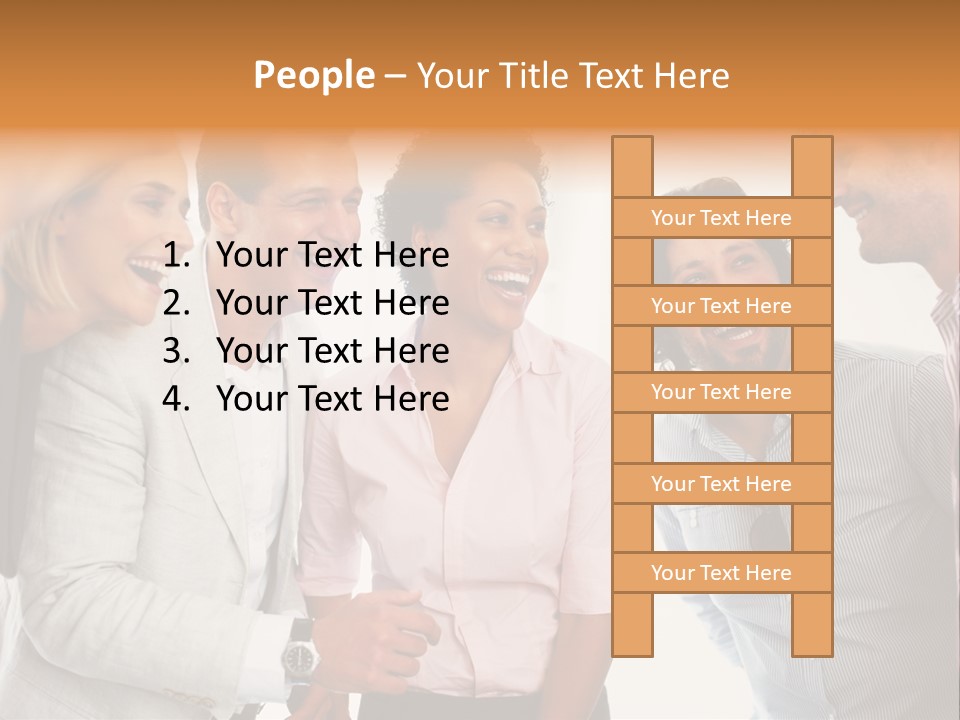 Business Enter Turn PowerPoint Template
