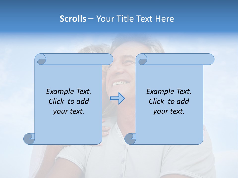 Space Men Husband PowerPoint Template