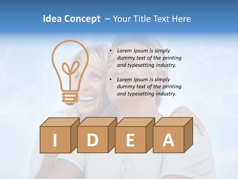 Space Men Husband PowerPoint Template