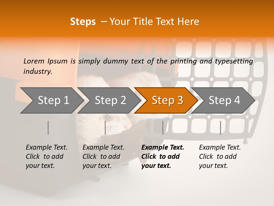 Whiskers Length Isolated PowerPoint Template