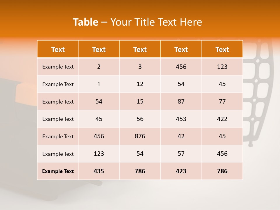 Whiskers Length Isolated PowerPoint Template