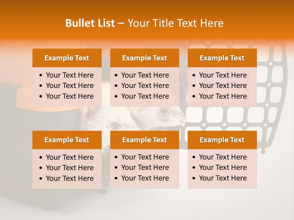 Whiskers Length Isolated PowerPoint Template