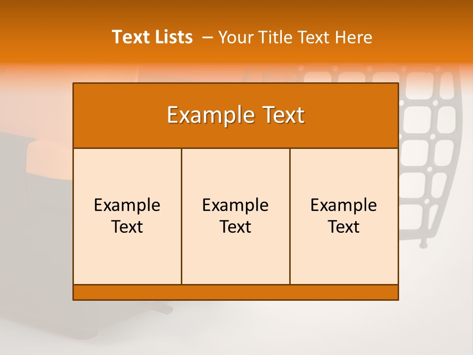 Whiskers Length Isolated PowerPoint Template