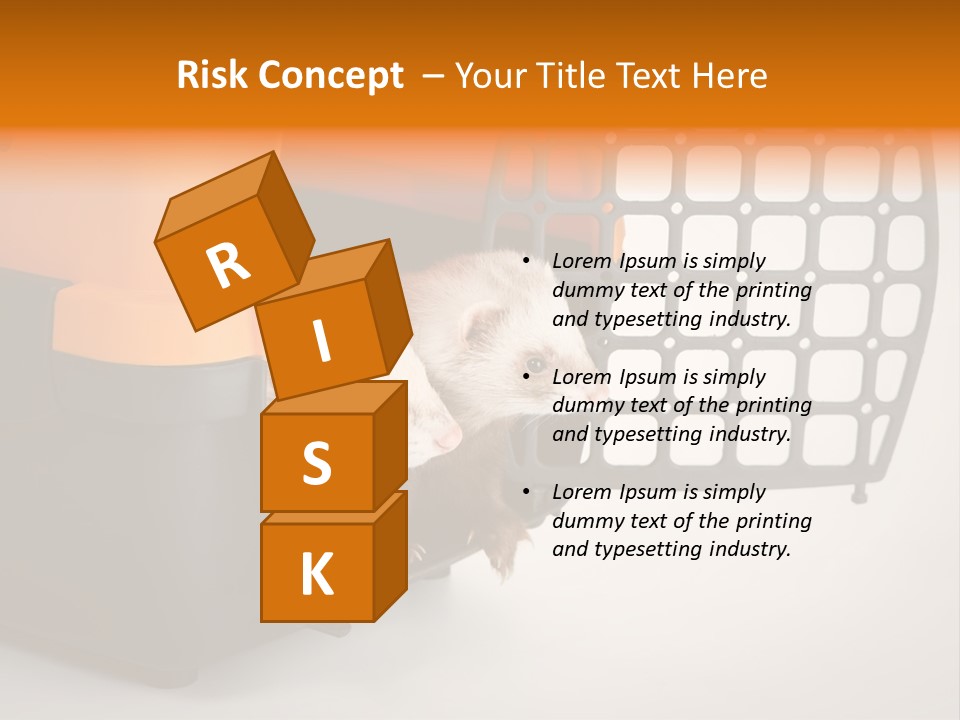 Whiskers Length Isolated PowerPoint Template