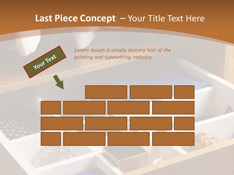 Fabric Hanger Garment PowerPoint Template