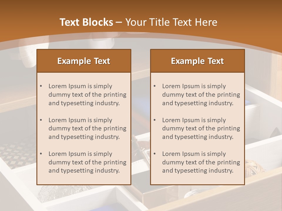 Fabric Hanger Garment PowerPoint Template