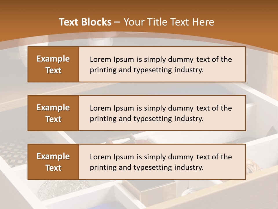 Fabric Hanger Garment PowerPoint Template