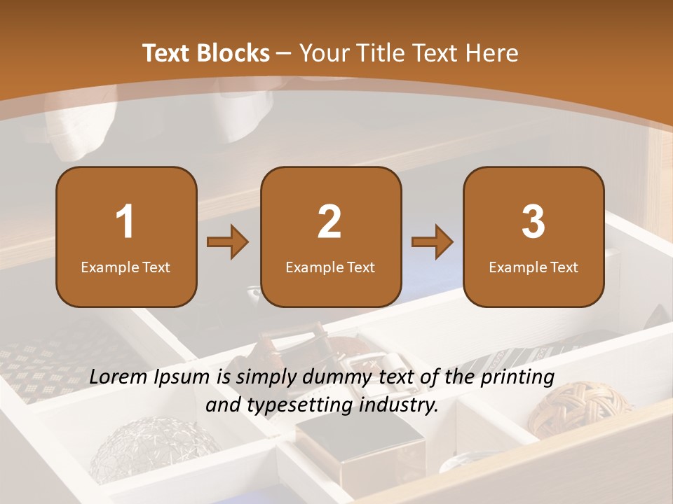 Fabric Hanger Garment PowerPoint Template