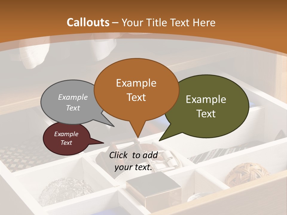 Fabric Hanger Garment PowerPoint Template