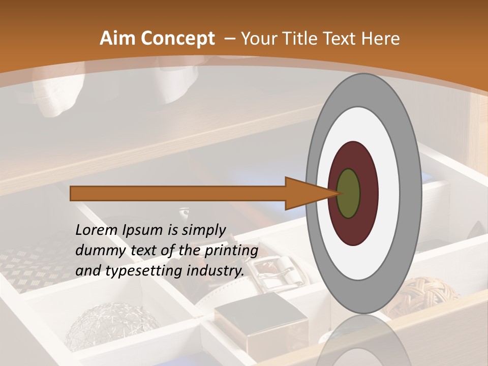 Fabric Hanger Garment PowerPoint Template