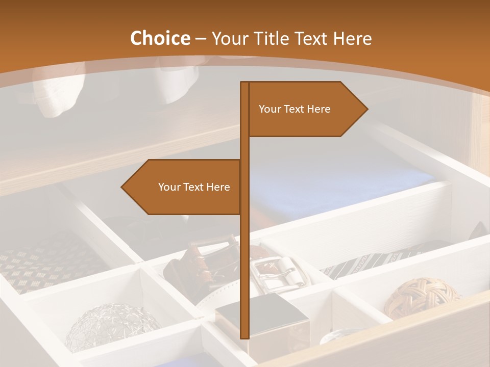 Fabric Hanger Garment PowerPoint Template