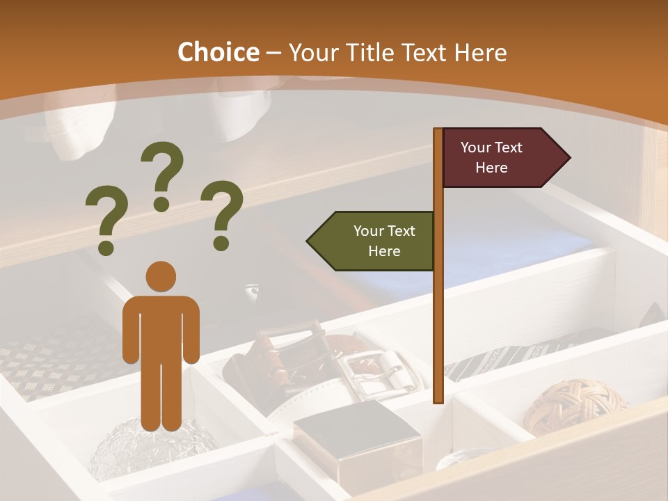 Fabric Hanger Garment PowerPoint Template