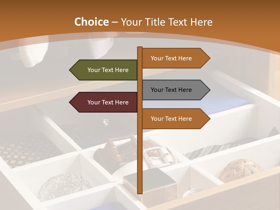 Fabric Hanger Garment PowerPoint Template