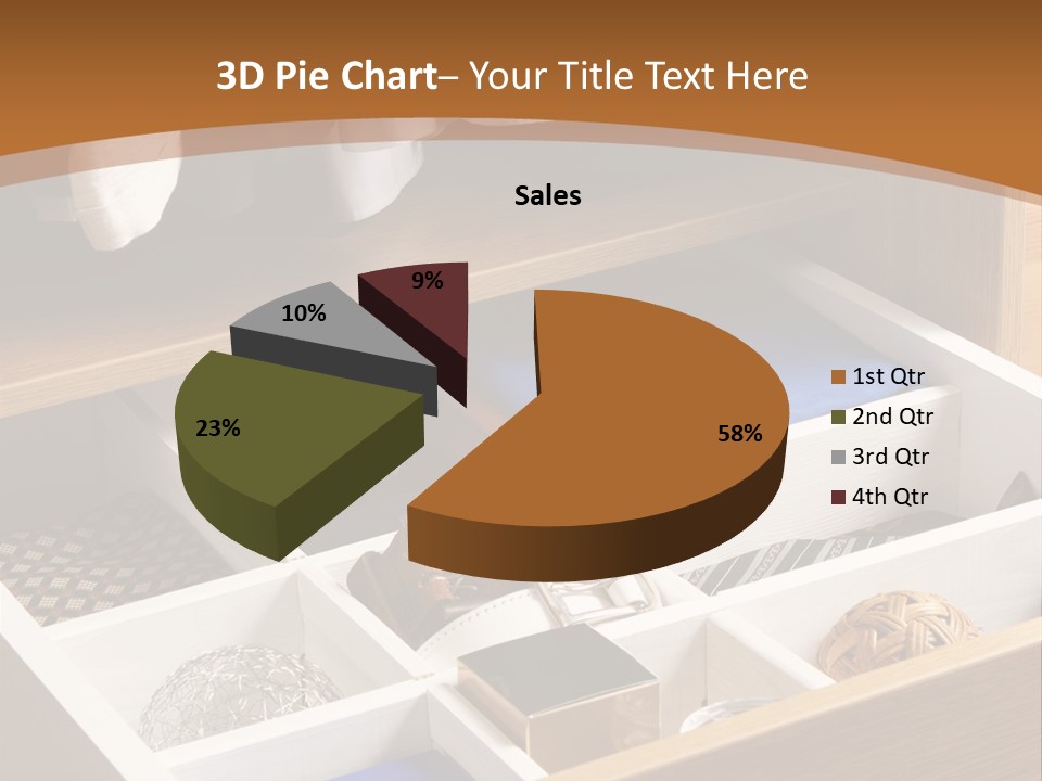 Fabric Hanger Garment PowerPoint Template