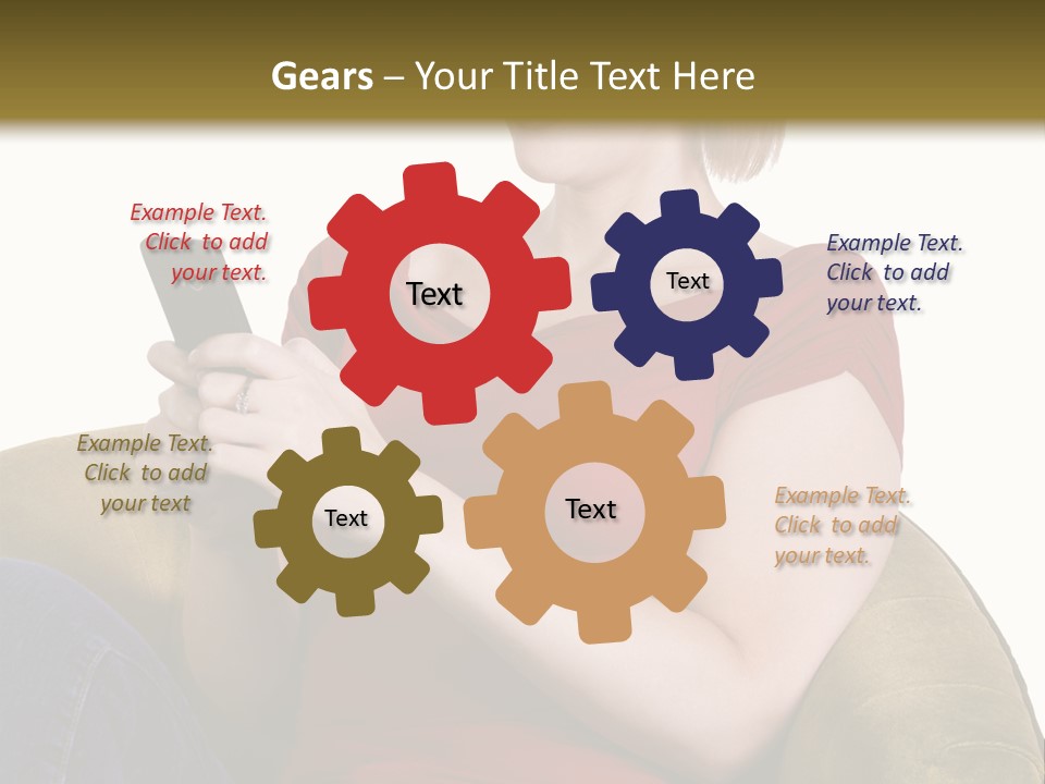 Face Mobile Wireless PowerPoint Template