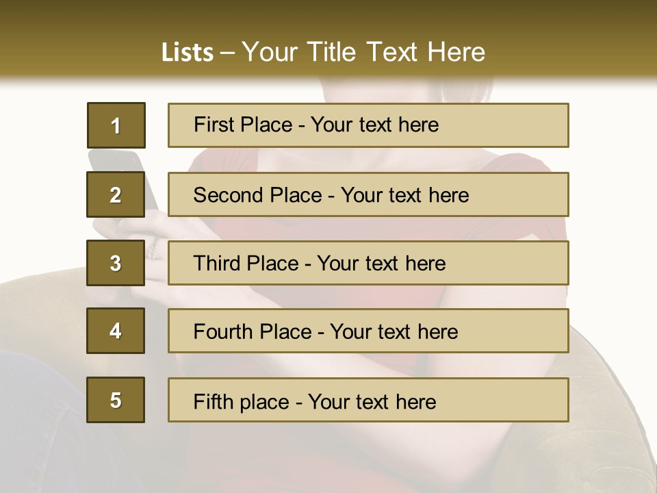 Face Mobile Wireless PowerPoint Template
