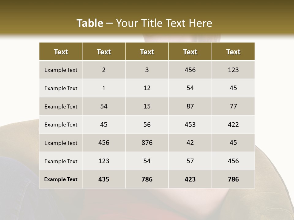 Face Mobile Wireless PowerPoint Template