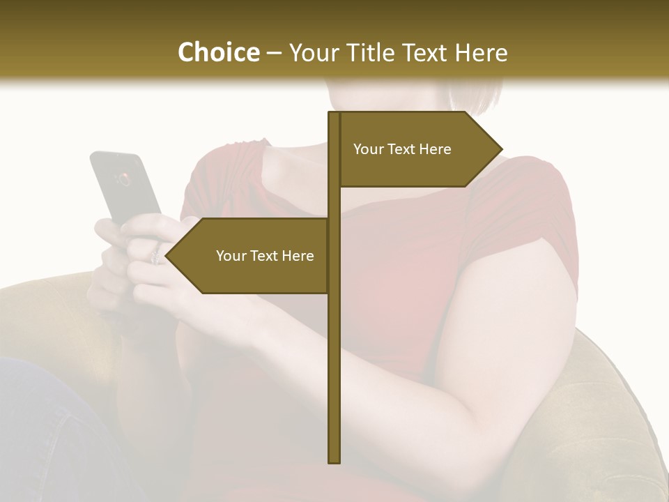 Face Mobile Wireless PowerPoint Template