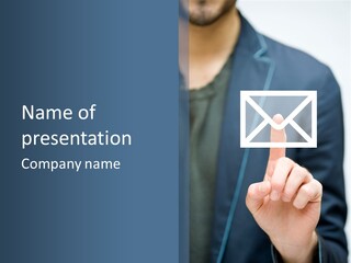 Business Enter Turn PowerPoint Template