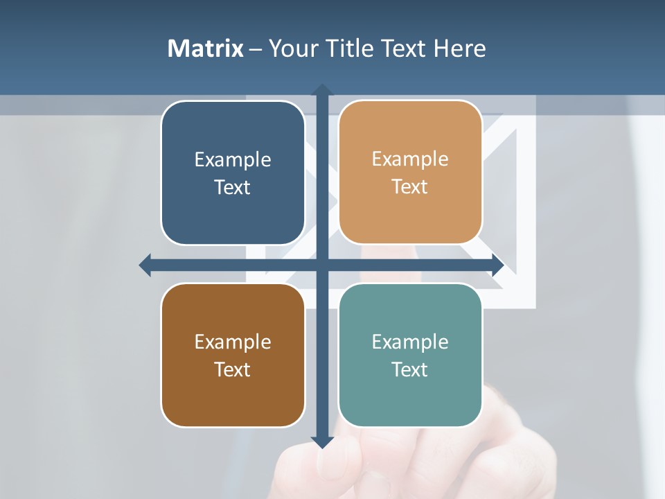 Business Enter Turn PowerPoint Template