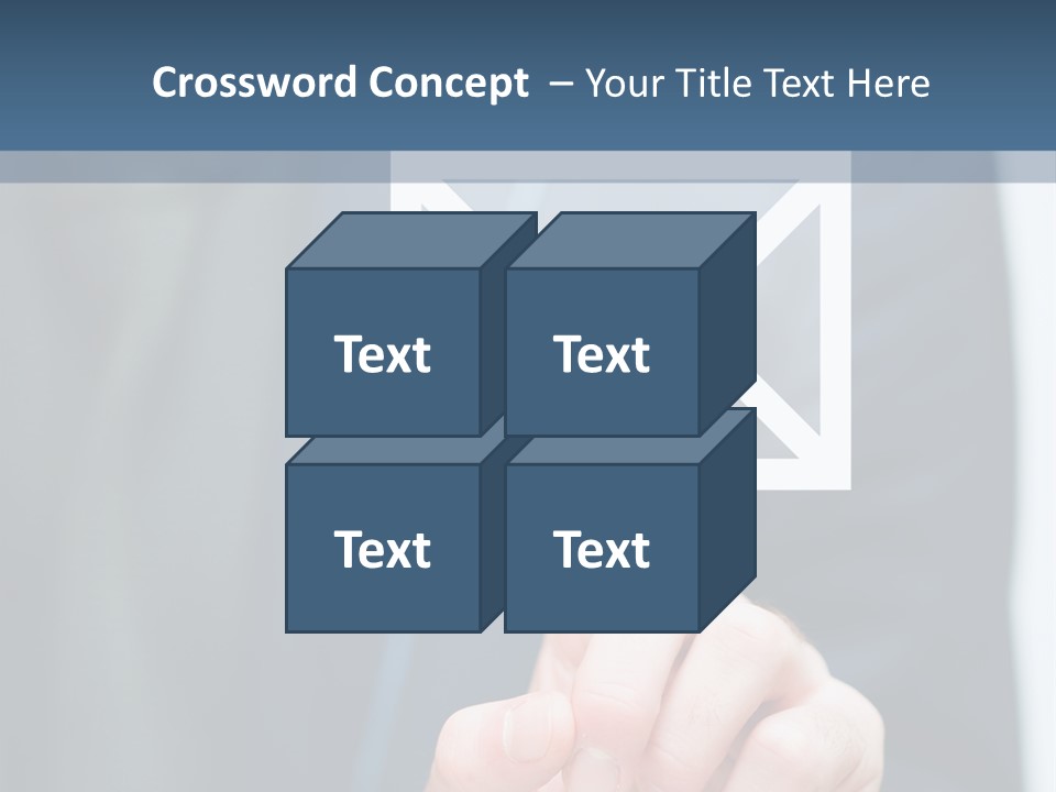 Business Enter Turn PowerPoint Template